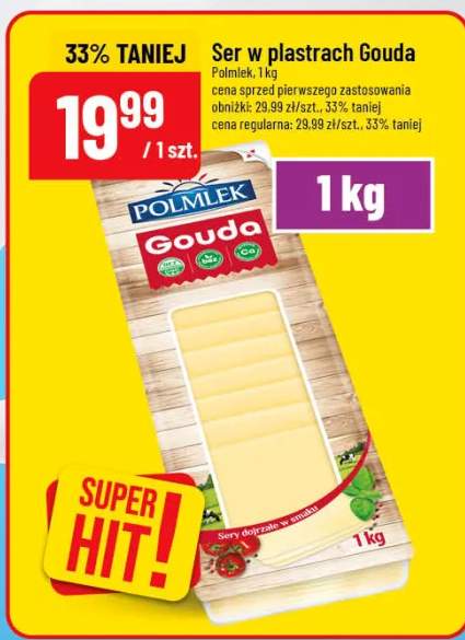 Ser w plastrach Gouda