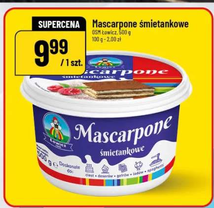 Mascarpone śmietankowe