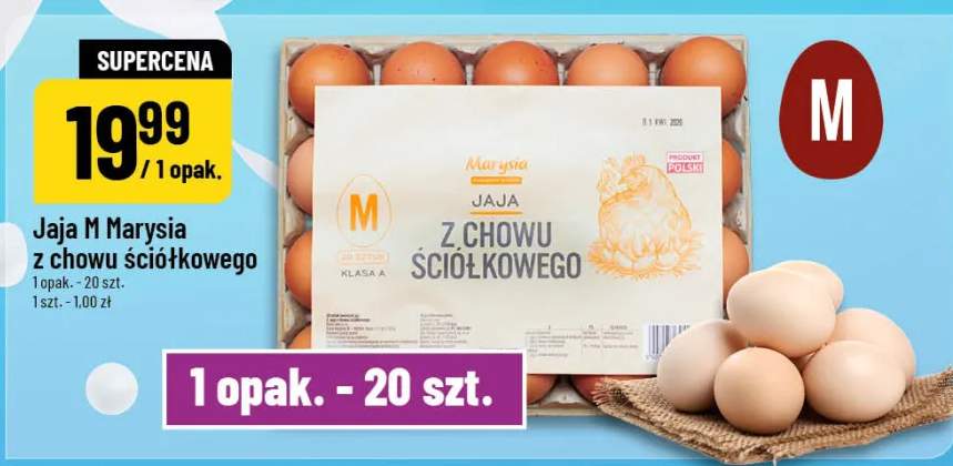 Jaja M z chowu ściółkowego