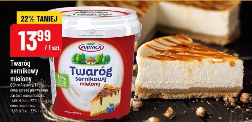 Twaróg sernikowy mielony