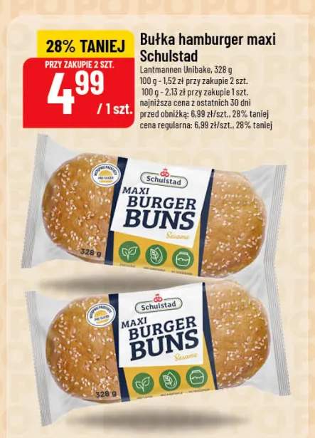 Bułka hamburger maxi