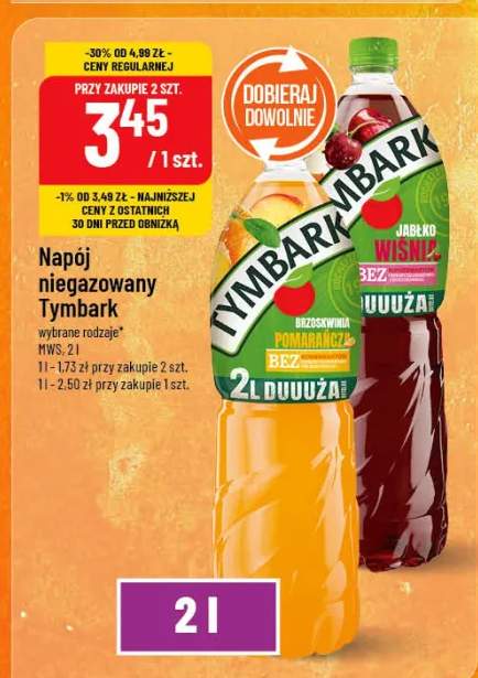 Napój niegazowany wybrane rodzaje