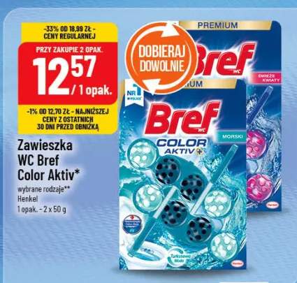 Zawieszka WC Color Aktiv wybrane rodzaje