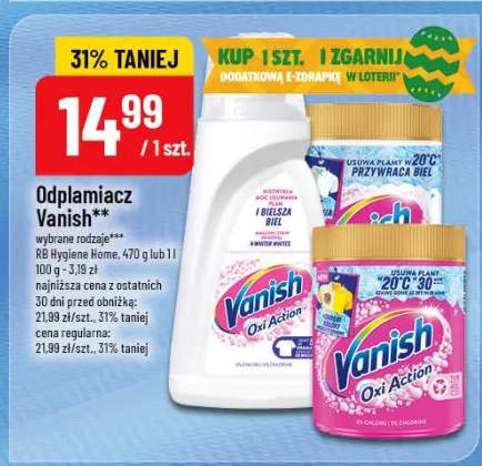 Odplamiacz wybrane rodzaje