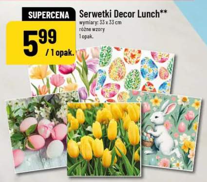 Serwetki Decor Lunch