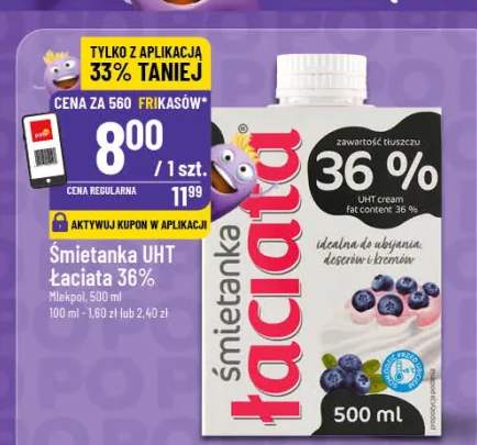 Śmietanka UHT Łaciate 36%