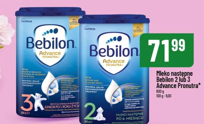 Mleko następne 2 lub 3 Advance Pronutra