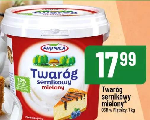 Twaróg sernikowy mielony