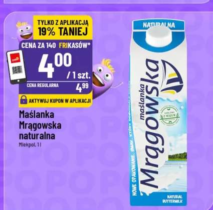 Maślanka mrągowska naturalna