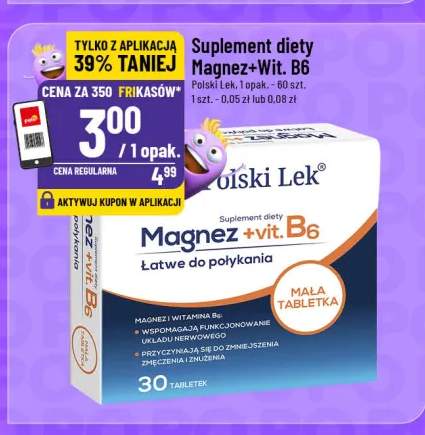 Suplement diety Magnez+Wit. B6