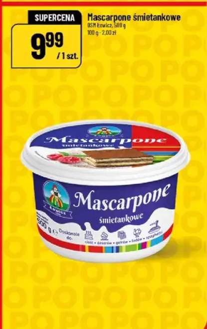 Mascarpone śmietankowe