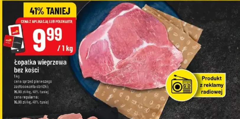 Łopatka wieprzowa bez kości