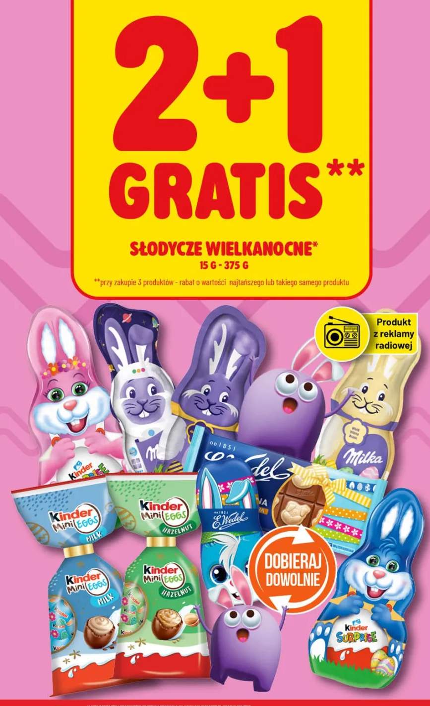 Słodycze wielkanocne 15g-375g