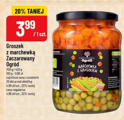 Groszek z marchewką