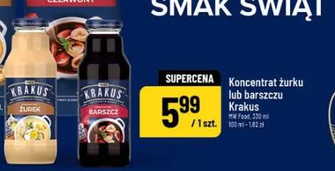 Koncentrat żurku lub barszczu