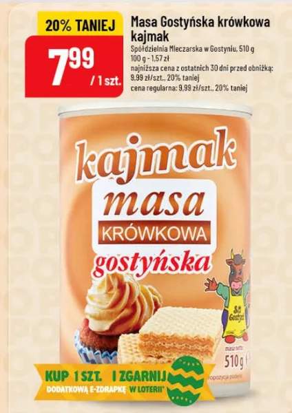 Masa Gostyńska krówkowa kajmak