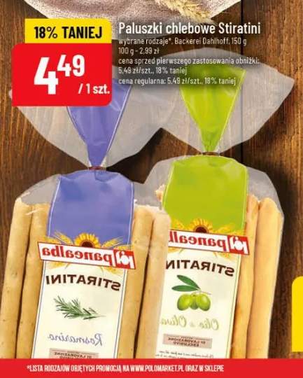 Paluszki chlebowe Stiratini