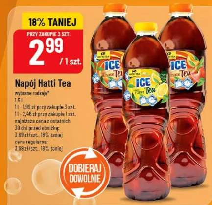 Napój Hatti Tea wybrane rodzaje