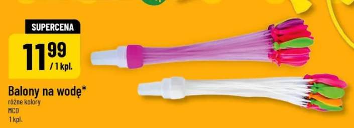 Balony na wodę różne kolory