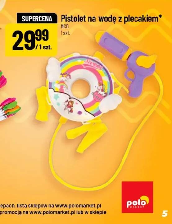 Pistolet na wodę z plecakiem