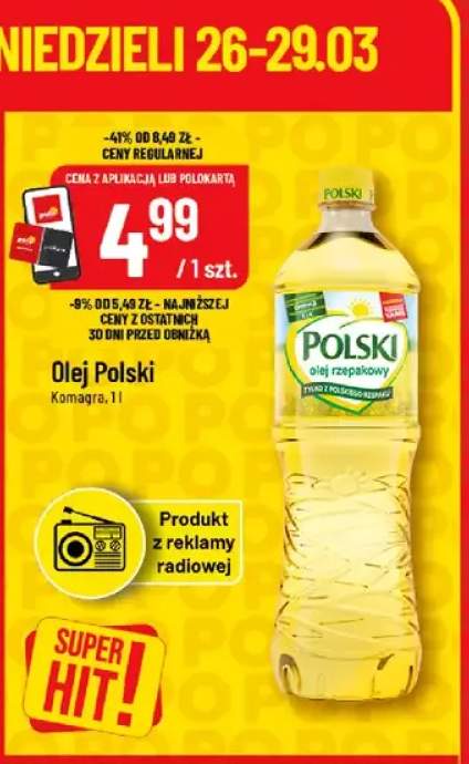 Olej Polski rzepakowy