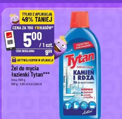 Żel do mycia łazienki Kamień i Rdza