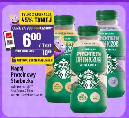 Napój proteinowy wybrane rodzaje Arla Foods, 330ml