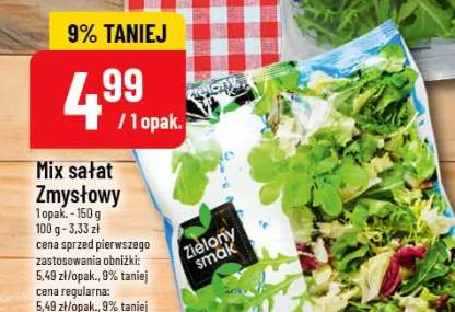 Mix sałat Zmysłowy