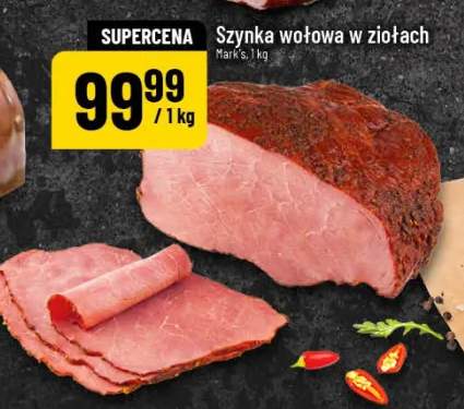 Szynka wołowa w ziołach