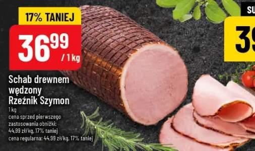 Schab drewnem wędzony