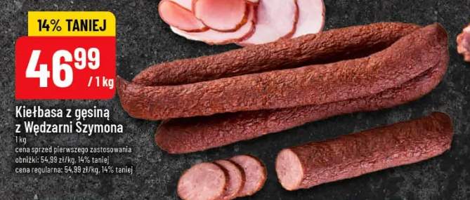 Kiełbasa z gęsiną z Wędzarni Szymona