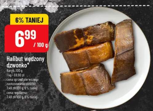 Halibut wędzony dzwonko