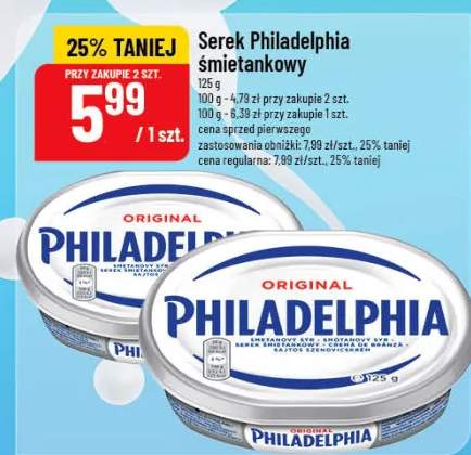 Serek Philadelphia śmietankowy