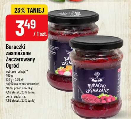 Buraczki zasmażane Zaczarowany Ogród