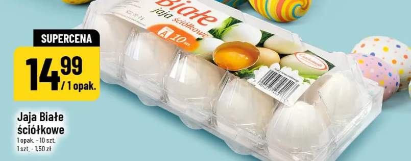 Jaja Białe ściółkowe