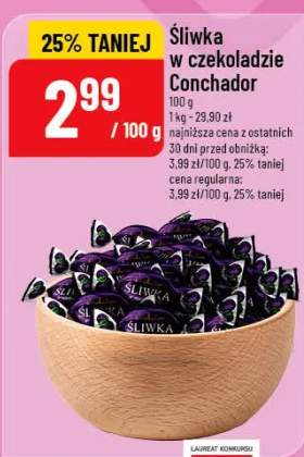 Śliwka w czekoladzie Conchador