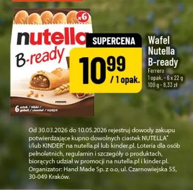 Wafel Nutella B-ready