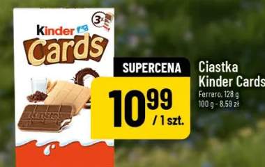 Ciastka Kinder Cards
