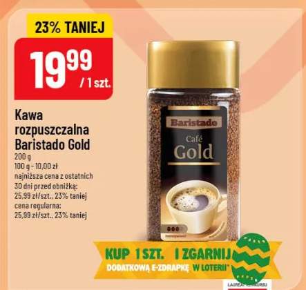 Kawa rozpuszczalna Baristado Gold