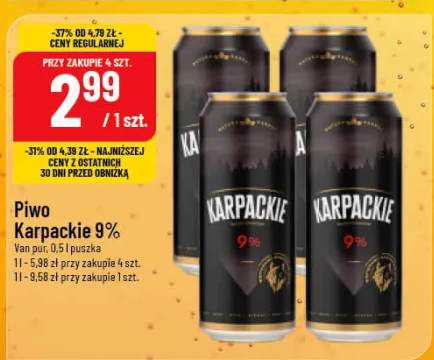 Piwo Karpackie 9%