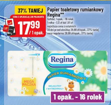 Papier toaletowy rumiankowy Regina