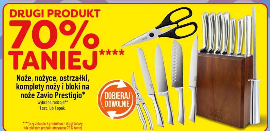 Noże, nożyce, ostrzałki, komplety noży i bloki na noże wybrane rodzaje