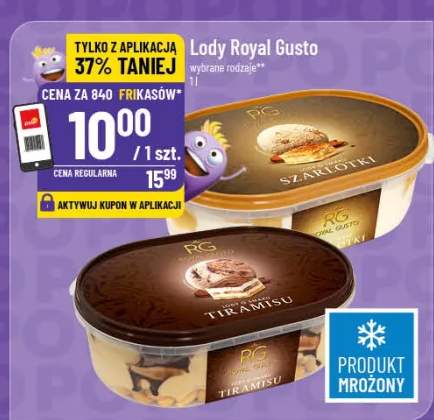 Lody Royal Gusto wybrane rodzaje