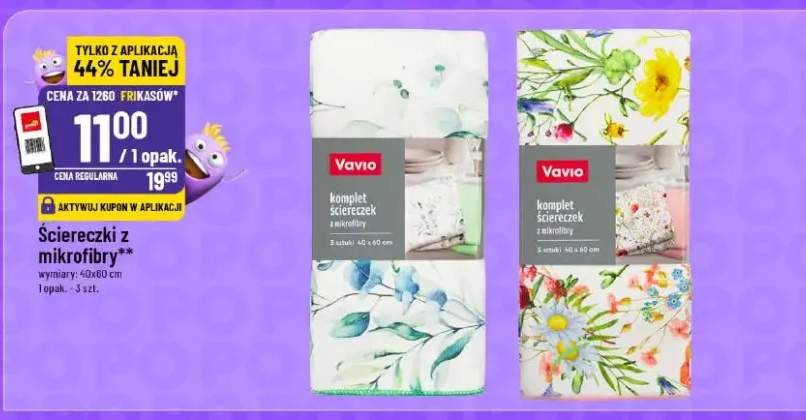 Ściereczki z mikrofibry różne wzory