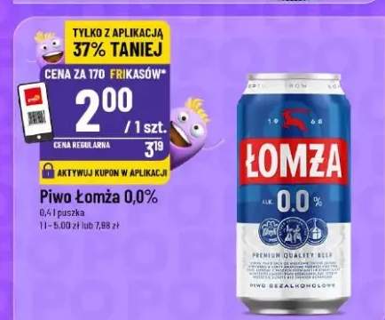 Piwo Łomża 0,0%