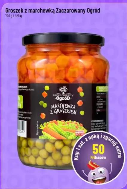 Groszek z marchewką zaczarowany