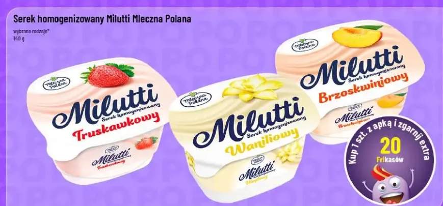 Serek homogenizowany brzoskwiniowy