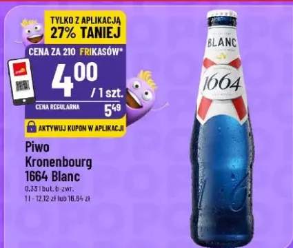 Piwo Kronenburg 1664 Blanc