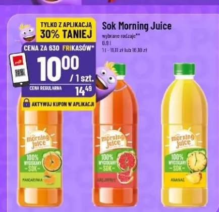 Sok Morning Juice różne rodzaje