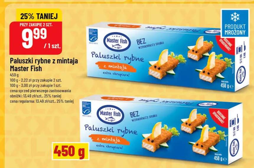 Paluszki rybne z mintaja